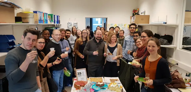 Celebrating 25Y of having Katleen Craessaerts in the lab